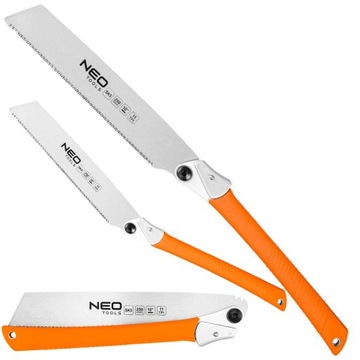 NEO ЯПОНСКАЯ РУЧНАЯ ПИЛА ТОЧНАЯ РЕЗКА 11 TPI СКЛАДНАЯ 275 ММ 44-610