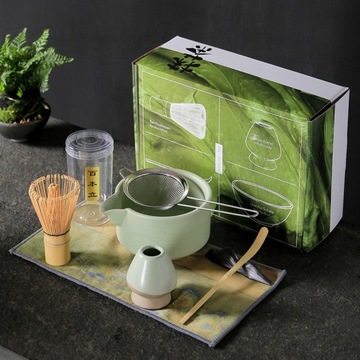 CHASEN Bamboo Whisk Венчик для матча Матча 4в1 Премиум набор