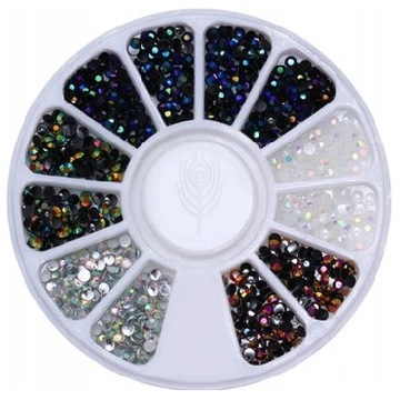 Karuzela Cyrkonie mix Kryształki do paznokci wzór 4 SEOL Cosmetics