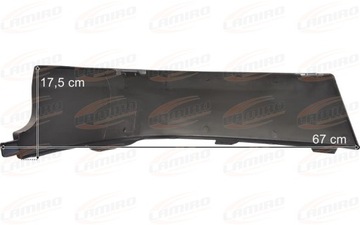 VOLVO FH4 13- БАМПЕР ЛЕВАЯ ЧАСТЬ серый