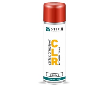 CZYŚCIK ZMYWACZ STIER DO PVC I ALUMINIUM 500ml CYTRUSOWY ROZPUSZCZALNIK
