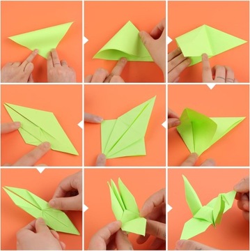 Papier Kolorowy Do Origami Dla Dzieci Arkusze 20x20 cm zestaw 80ark 70g