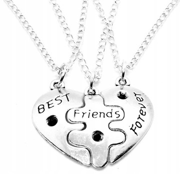NASZYJNIKI PRZYJAŹNI BEST FRIENDS FOREVER