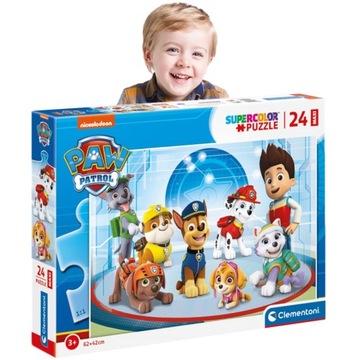 Пазл Макси 24 детали. Отличный цвет. Щенячий патруль