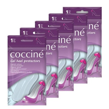 5x Żelowe Zapiętki Coccine do Butów Miękkie Wkładki na Pięty Heel Gel S/M