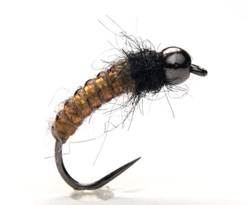 Caddis AMBER PEARL NYMPH size 10 tungsten