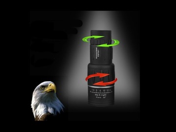 Монокулярная бинокль 16x52 стеклянная оптика телескопа