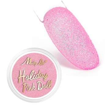 PYŁEK DO PAZNOKCI HOLIDAY PINK DOLL BARBIE RÓŻ MOLLY LAC