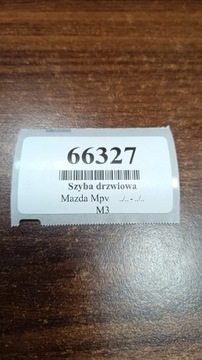 MAZDA MPV SKLO (OKNO) DVEŘE PRAVÝ PŘEDNÍ