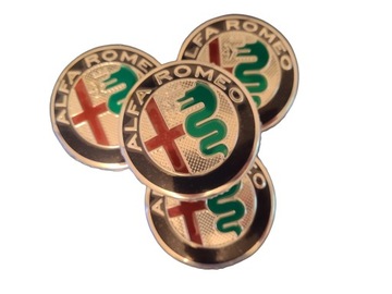 Dekielki do Alfa Romeo 60 mm Silver Colorful