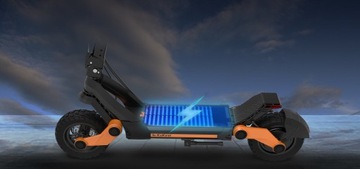 Электрический самокат KuKirin 1200 Вт, 18 Ач, 10 дюймов, складной