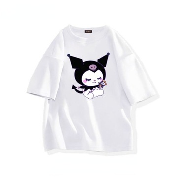 ФУТБОЛКА ЖЕНСКАЯ ЖЕНСКАЯ ФУТБОЛКА HELLO KITTY KUROMI ПОДАРОЧНОЕ КАЧЕСТВО