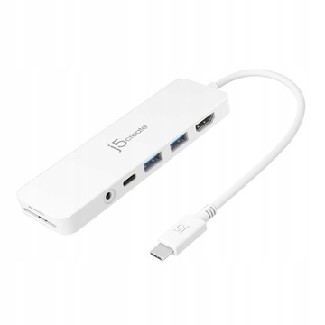 Stacja dokująca j5create USB-C Multi-Port Hub with Power Delivery 1xHDMI/2