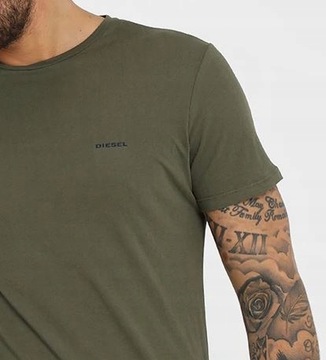 DIESEL Muscle Fit _ Olive Green T-shirt GYM S