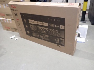TCL 55P615 UHD TV, AndroidTV — поврежден