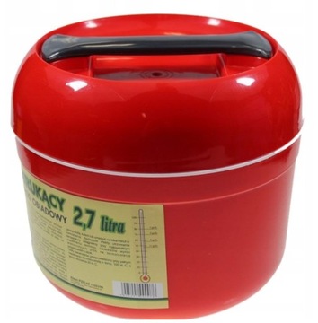 Termos obiadowy na lunch Pojemnik Nietłukący 2,7 L czerwony