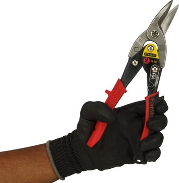 Ножницы по металлу STANLEY FatMax, изогнутые влево, 250 мм