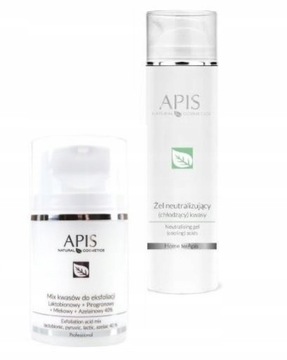APIS MIX KWASÓW LAKTOBIONOWY 40% 50ML+ŻEL 200ML
