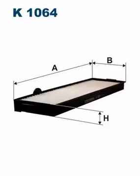 FILTRON FILTR KABINA K1064 SAAB 9-3 900 24H