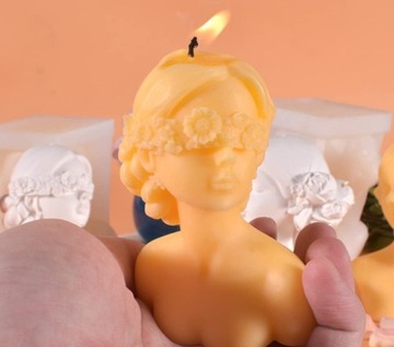 НАБОР СИЛИКОНОВОЙ ФОРМЫ ДЛЯ СВЕЧЕЙ DIY СОЕВОГО ВОСКА