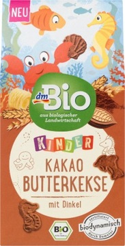 DMBio Ciasteczka Orkiszowe Zwierzaczki z Kakao