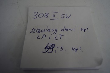 PANT PANTY DVEŘE PEUGEOT 308 II SW LEVÝ PŘEDNÍ + ZADNÍ
