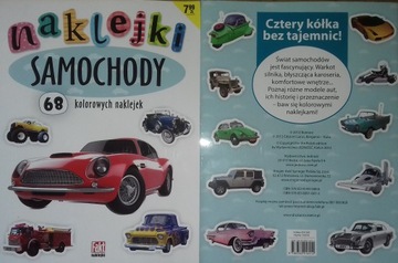 SAMOCHODY . NAKLEJKI