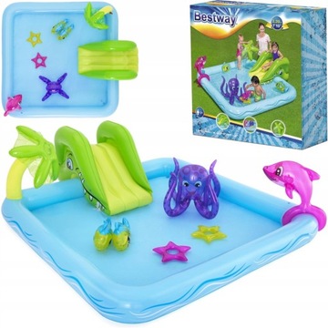Bestway фантастический надувной бассейн, детская площадка 239 х 20