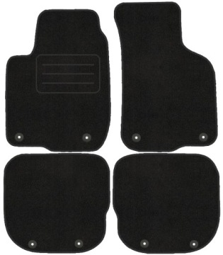 Velurové koberce Lux pro Audi A3 8L (1996-2003) Dedikované Na Míru
