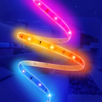 СВЕТОДИОДНАЯ ЛЕНТА WIFI SMD5050 10M RGBIC ЦВЕТНАЯ TUYA