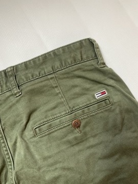 Tommy Hilfiger Jeans ORYGINAL SPODENKI KHAKI W 33