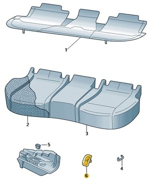 НАПРАВЛЯЮЩИЕ ISOFIX SKODA FABIA III ОРИГИНАЛ