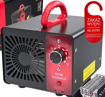 Generator OZONU Mocny 60 000 MG/H Ozonator Oczyszczacz + TIMER Czasomierz