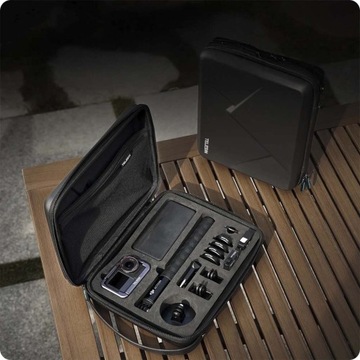 Аксессуары для действия DJI 5 4 3 Pro - Case Quictash Caseuup + наклейка с креплением