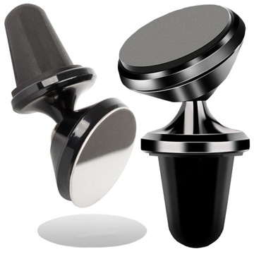 UCHWYT SAMOCHODOWY MAGNETYCZNY DO TELEFONU KRATKI ALUMINIOWY