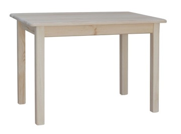 STÓŁ SOSNOWY DREWNIANY KUCHENNY 50X50 SUROWY