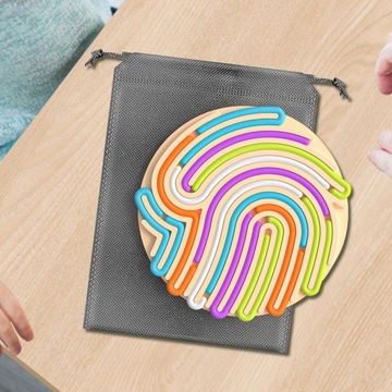 Доска сенсорной активности, координация, доска для бесшумных непосед, дети заняты, оранжевый