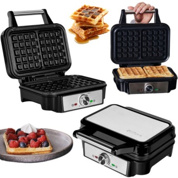 Vaflovač 2 Velké vafle Silný Nevytékající Non-stick Nepřilnavý