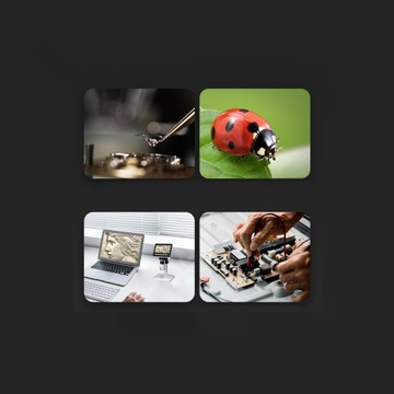 ЦИФРОВОЙ МИКРОСКОП С 1000-кратным УВЕЛИЧЕНИЕМ, 2 Мп, 8 светодиодов HD-ЭКРАН, 4,3 дюйма, 32 ГБ, MicroSD