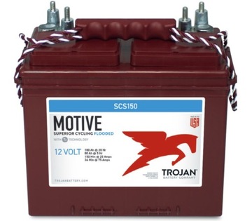 Akumulator 12v 100Ah Trojan SCS150