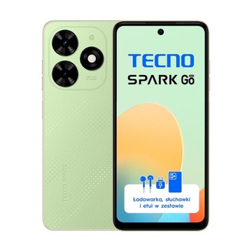 Smartfon TECNO SPARK GO 2024 4/128GB Magic Skin Green