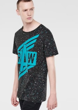 G-STAR RAW DENIM Duo Splatter Round Neck T-Shirt GSRD oryginalna /XL