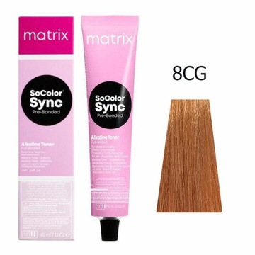 MATRIX SOCOLOR SYNC PRE-BONDED ALKALINE TONER FARBA DO WŁOSÓW 8CG 90ML