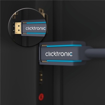Кабель CLICKTRONIC DisplayPort — DP 4K, 2 м