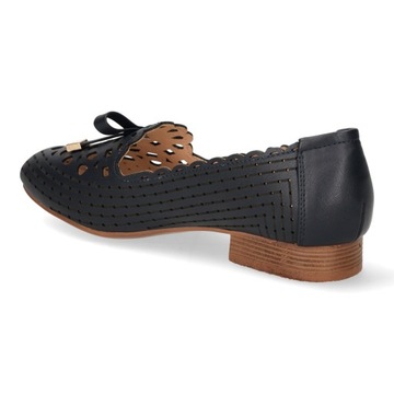 Открытые женские балерины с удобным луком R.40