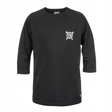 TSG KOSZULKA RAGLAN TOOLSNCHAINS RĘKAW 3/4 CZARNA S