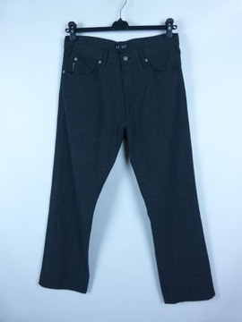 Armani Jeans Comfort Fit męskie szare spodnie vintage / 34 pas 84 cm