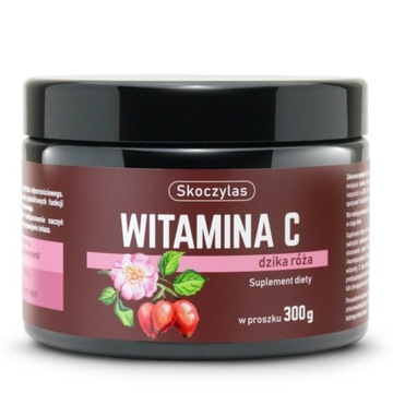 SKOCZYLAS Witamina C w proszku Ekstrakt z owoców dzikiej róży 1000 mg