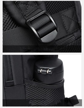 WROCŁAW Рюкзак Bange для ноутбука 17.3 BG-1921 с USB, два отделения, черный