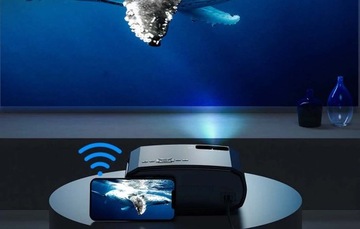 BLITZWOLF RZUTNIK PROJEKTOR LED WIFI BLUETOOTH GŁOŚNIK 3D FULLHD 1080P 180